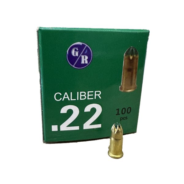 FULMINANTE CALIBRE 22 VERDE (100 UND)