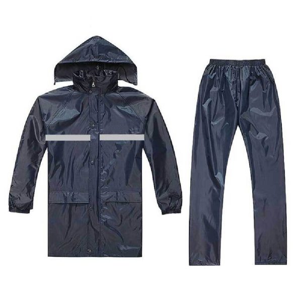 CAPOTE DE LLUEVIA CON CINTA REFLECTIVA 2 PCS